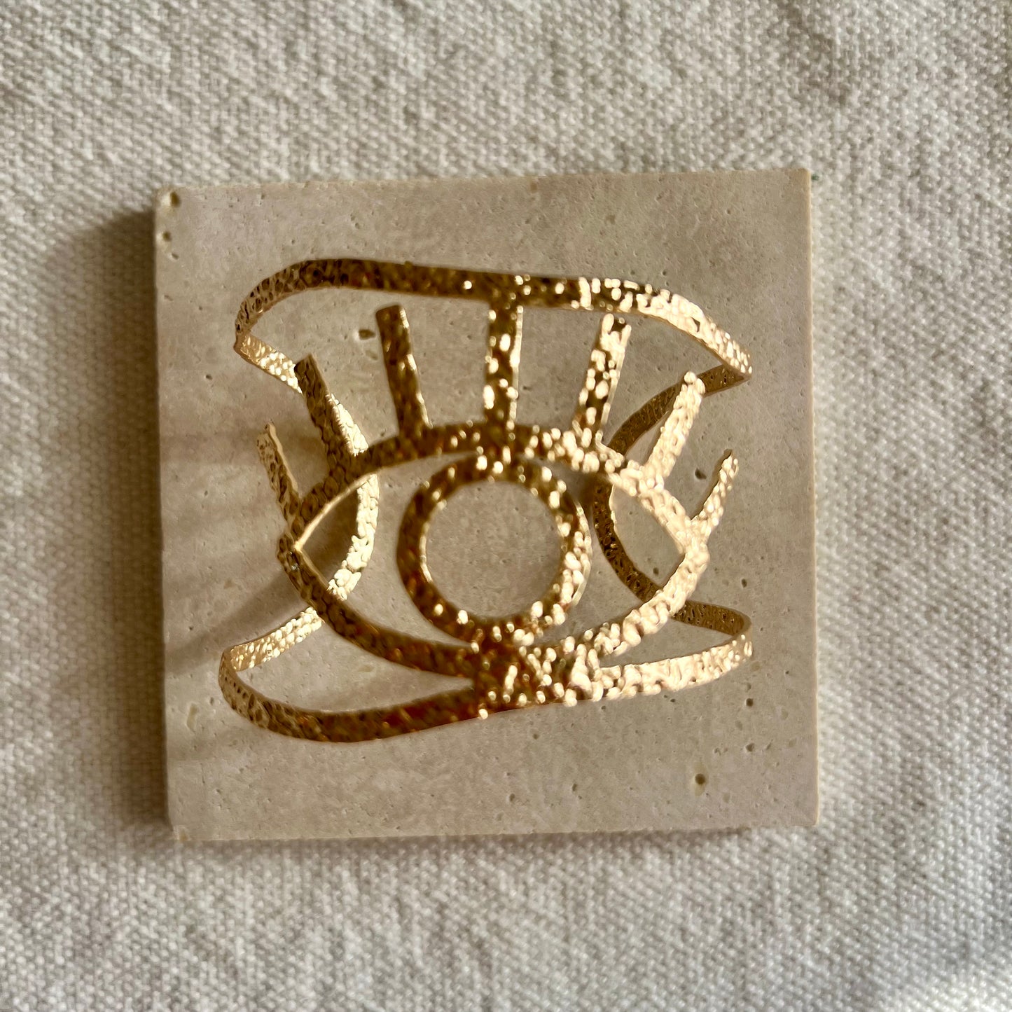 Hammered Eye Cuff