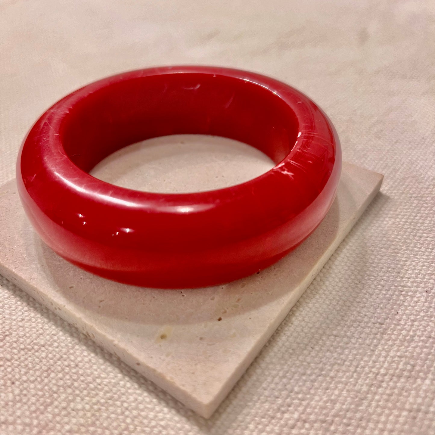 Acrylic Bangle - Merlot