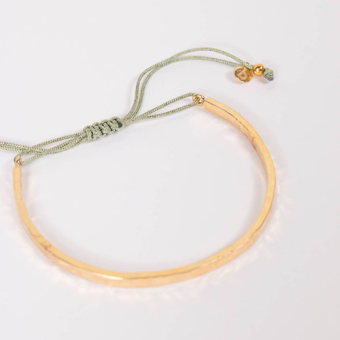 18k Gold Celeste Bracelet - Sage