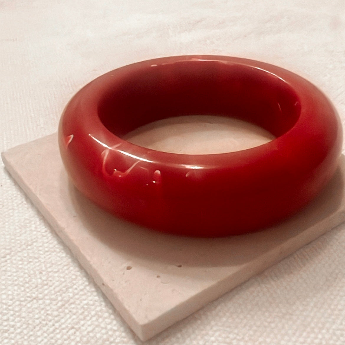 Acrylic Bangle - Merlot