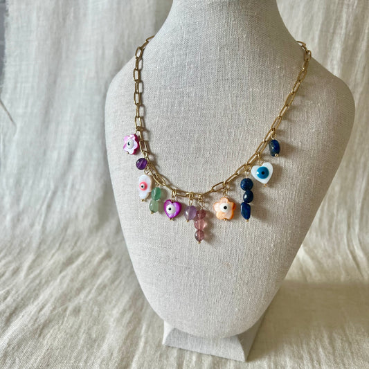 Athena Charm Necklace
