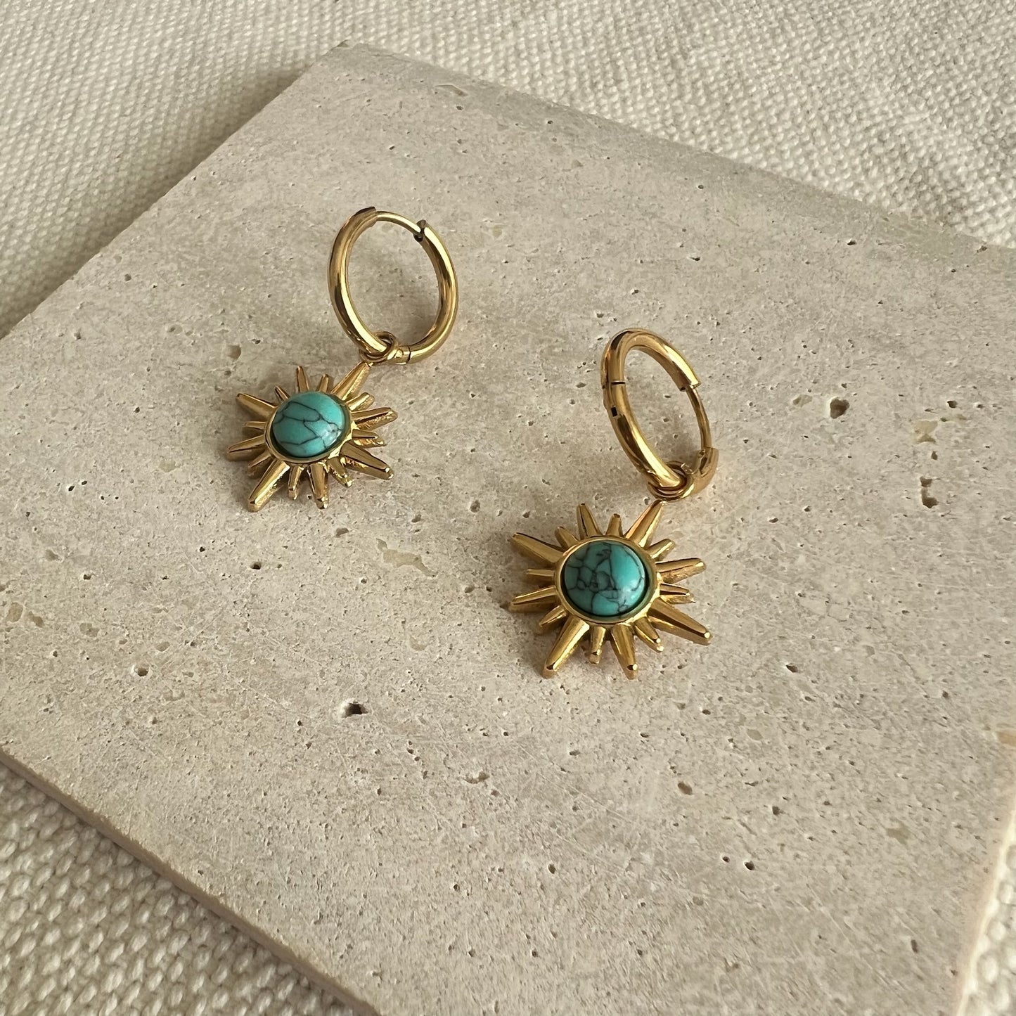 Sun Burst Earrings