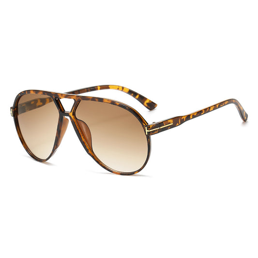 Aria Aviator Sunglasses - Brown