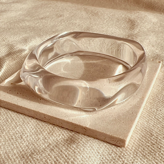 Acrylic Bangle - Ice