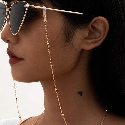 Gold Ball Sunglass Chain